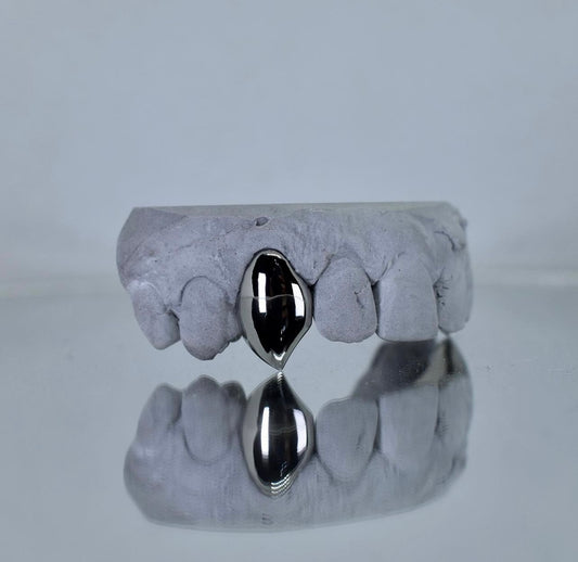 Zilver vampier grillz