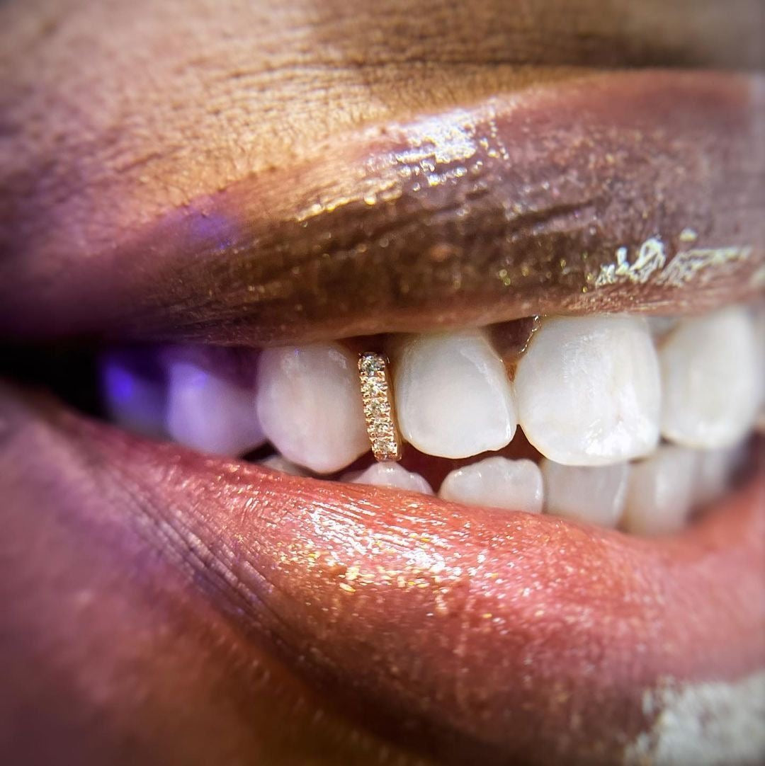 Spleet filler met diamanten